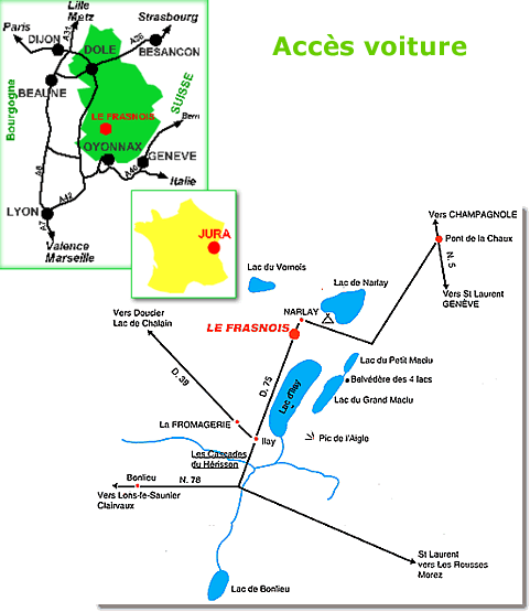 Accès en voiture