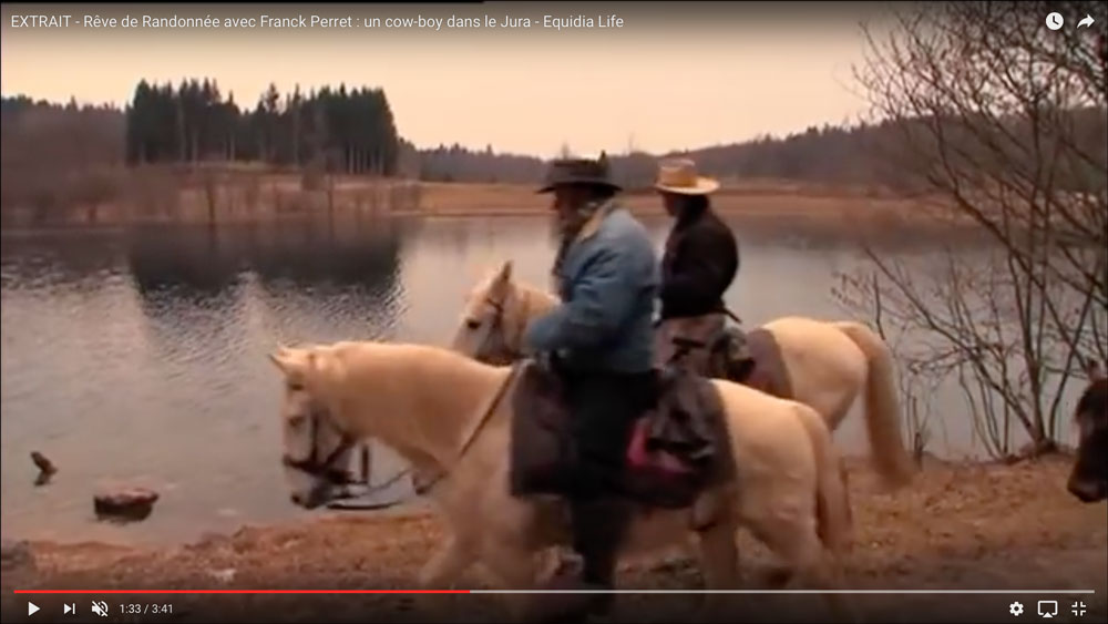 Randonnée à cheval dans le jura